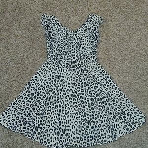 Express cheetah print dress